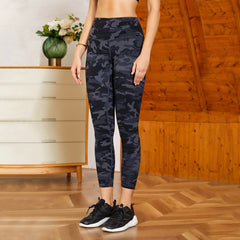 Camouflage Print Gym Trainer Sports Yoga Wear