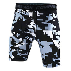 Moisture Wicking Running Camouflage Leggings Men's Athletic Shorts