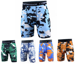 Moisture Wicking Running Camouflage Leggings Men's Athletic Shorts