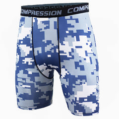 Moisture Wicking Running Camouflage Leggings Men's Athletic Shorts