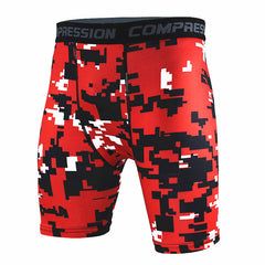 Moisture Wicking Running Camouflage Leggings Men's Athletic Shorts