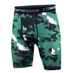 Moisture Wicking Running Camouflage Leggings Men's Athletic Shorts