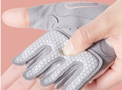 Half Finger Thin Breathable Sweat Wicking Non-slip Gloves