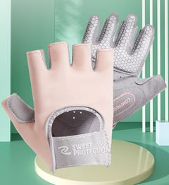 Half Finger Thin Breathable Sweat Wicking Non-slip Gloves