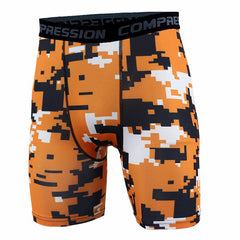 Moisture Wicking Running Camouflage Leggings Men's Athletic Shorts